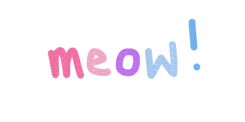 meow text - PNG gratuit