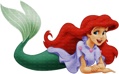 Y.A.M._Cartoons The Little Mermaid Disney - png ฟรี