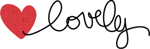 Lovely Text - gratis png