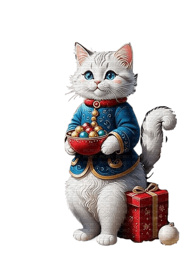 Gato- Navidad - Rubicat - png grátis