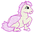 Pixel Pegasus Named Rainbow - Бесплатный анимированный гифка
