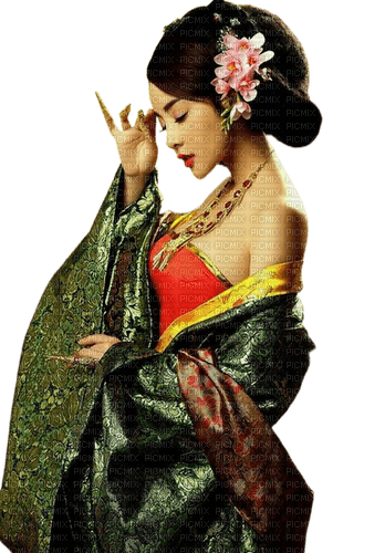 Азиатская  женщина - darmowe png