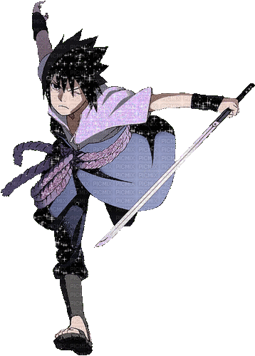 Sasuke Uchiha - Nemokamas animacinis gif