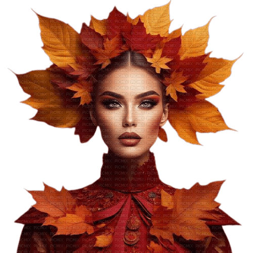 frau, woman, femme, herbst, autumn - png gratuito