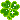 sparkly lucky four leaf clover mini sticker - Bezmaksas animēts GIF