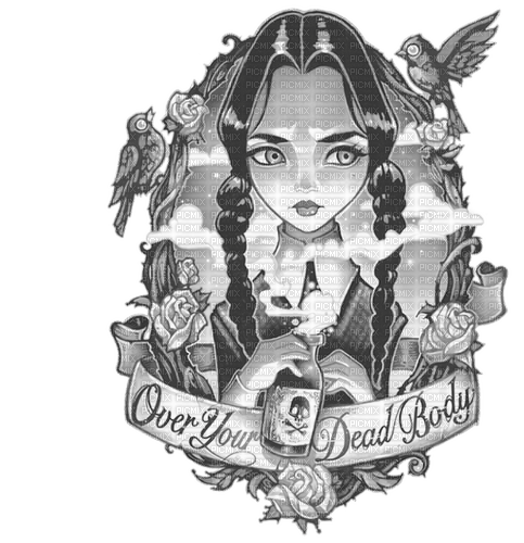 Wednesday-addams - PNG gratuit