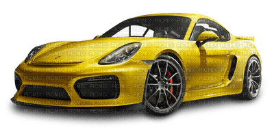 Car Yellow Black  - Bogusia - Free PNG