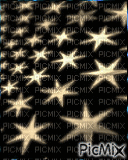 encre animé étoiles fond noir - GIF animé gratuit