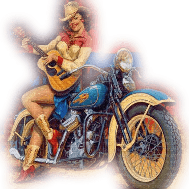 Girl with Bike - PNG gratuit