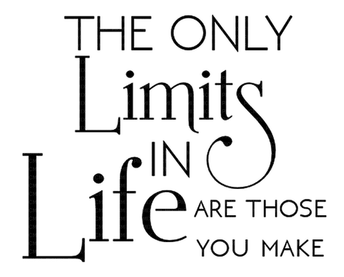 kikkapink only limits life text quote png black - ingyenes png