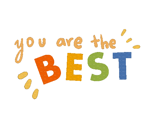You are the best - GIF animate gratis