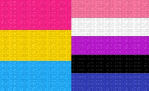 Pansexual genderfluid flag - png gratis