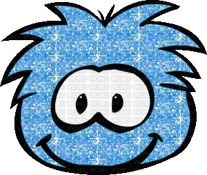 Blue Puffle - Bezmaksas animēts GIF