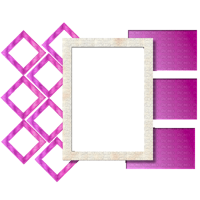 frame cadre rahmen  deco tube pink overlay abstract art - Free animated GIF