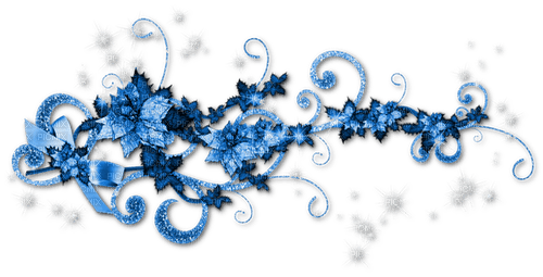 Winter.Cluster.Blue - 免费PNG