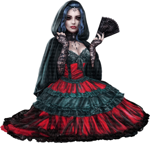 Gothic Woman - nemokama png
