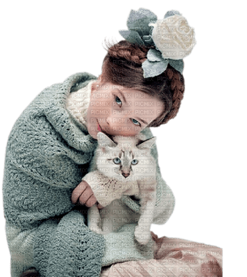 Kaz_Creations Woman Femme Cat Kitten Cats - zadarmo png