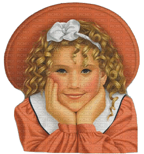 Vintage Little Girl - Bezmaksas animēts GIF