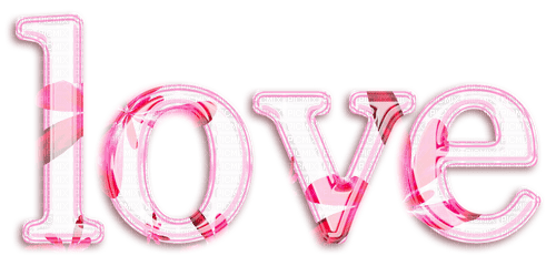 Love.Text.Pink - PNG gratuit
