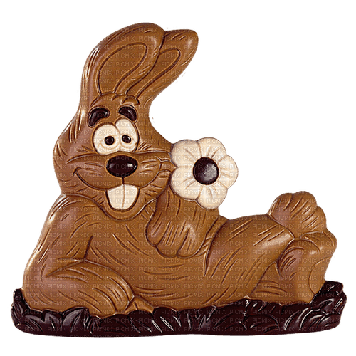 Easter Chocolate Bunny, Adam64 - ücretsiz png