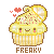 cupcake Freaky - Nemokamas animacinis gif