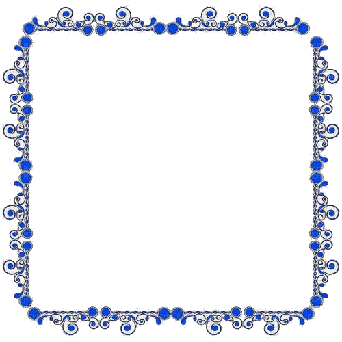rahmen blau transparent - Nemokamas animacinis gif