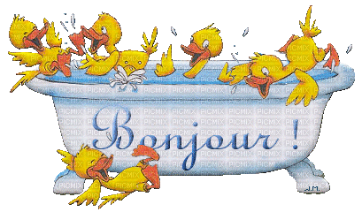 bonjour - Бесплатни анимирани ГИФ