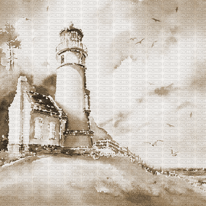 soave background animated summer lighthouse - Бесплатный анимированный гифка