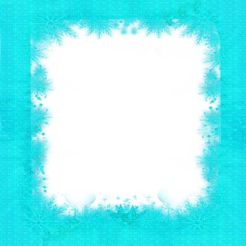 turquoise frame - darmowe png