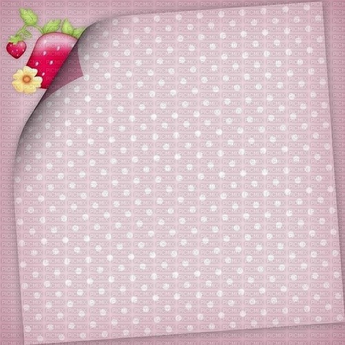 Background Strawberry White Charlotte - Bogusia - Free PNG