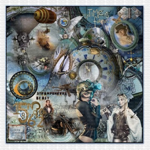 steampunk background - png gratuito