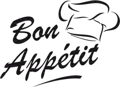 Bon Appétit.text.Victoriabea - ingyenes png
