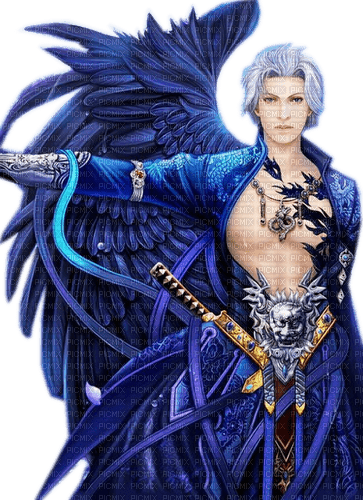 Rena purple Fantasy Angel Man Mann - бесплатно png
