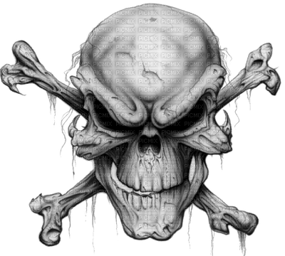 Gothic skull by nataliplus - 免费PNG