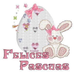 Felices Pascuas.Victoriabea - Безплатен анимиран GIF