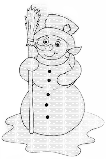 Bonhomme de neige - PNG gratuit