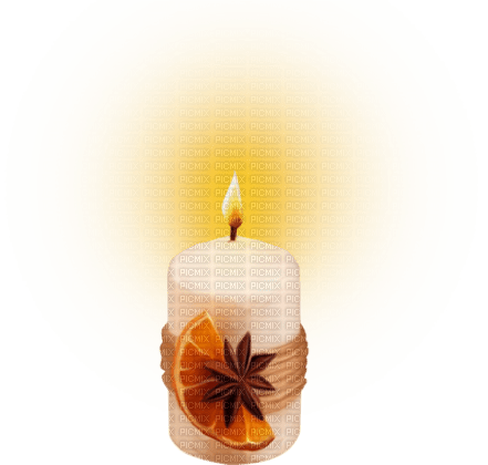 gala Christmas candle - безплатен png