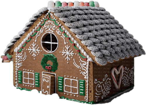 Gingerbread house - darmowe png