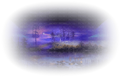 Kaz_Creations Paysage Scenery Purple - Free PNG