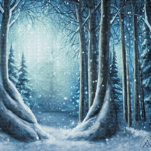 kikkapink winter background fantasy - png grátis