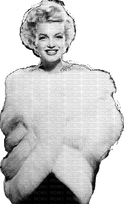 Marilyne Monroe - Animovaný GIF zadarmo