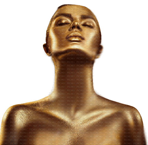gold woman - GIF animé gratuit