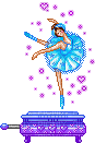 Ballerina MusicBox - Ilmainen animoitu GIF