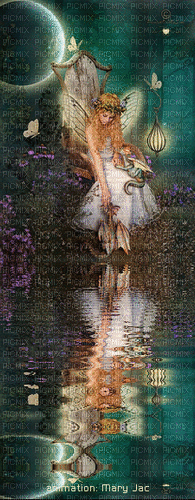 fairy reflection - Besplatni animirani GIF