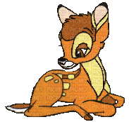Bambi - GIF animado gratis