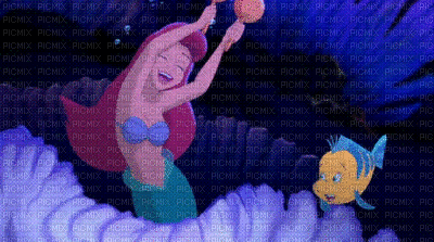 ariel feliz - Zdarma animovaný GIF