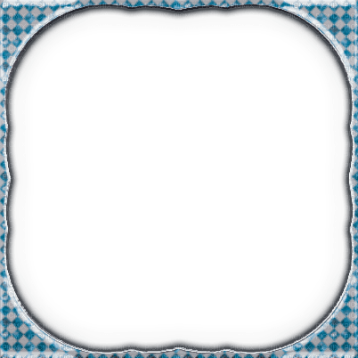 soave frame vintage corner blue chess - PNG gratuit