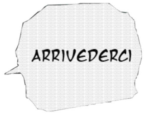 Arrivederci - Free PNG