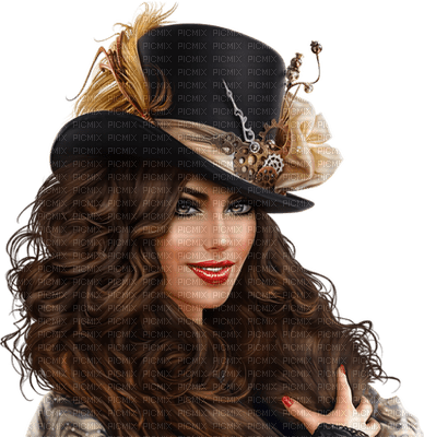 steampunk femme woman frau beauty tube human person people - δωρεάν png