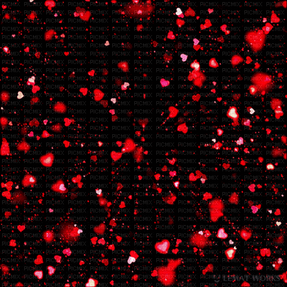 Black with Red Shootin Hearts background - Besplatni animirani GIF